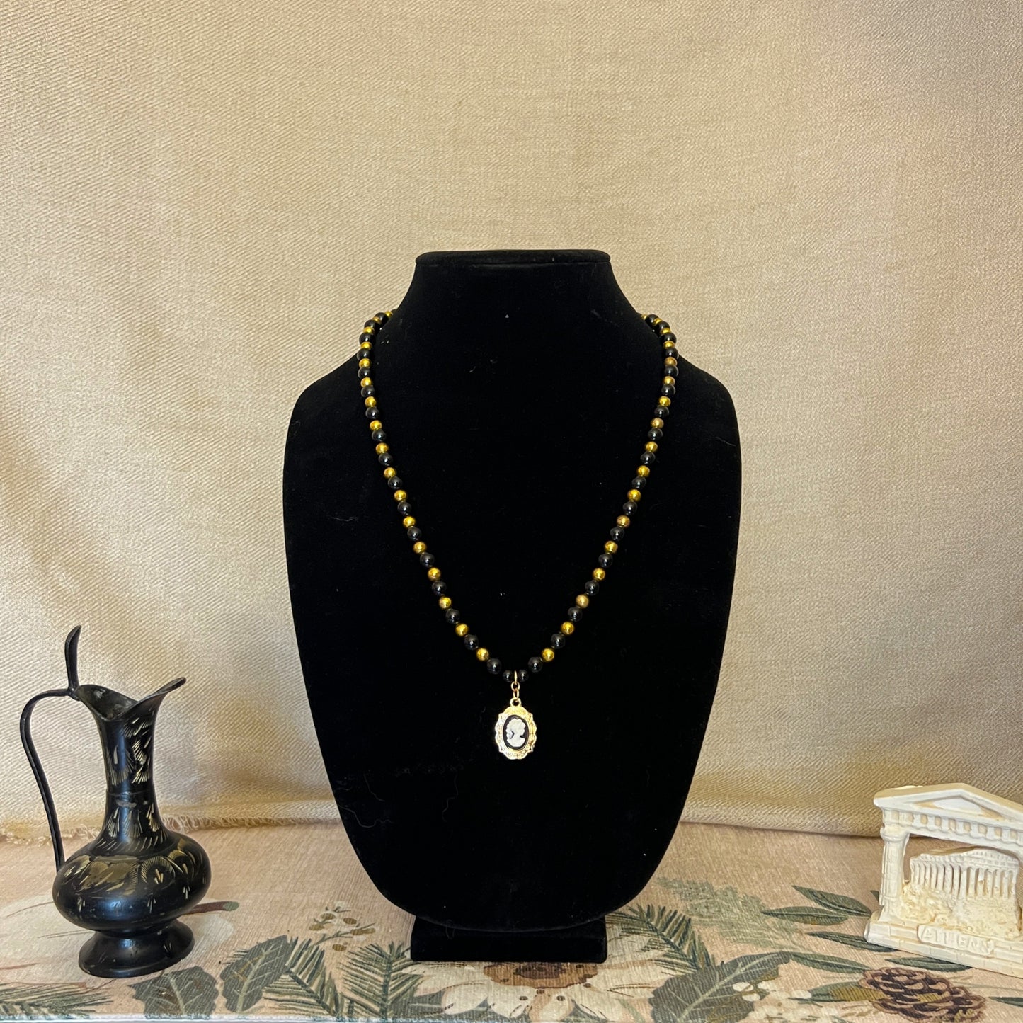 Divine Feminine Necklace (Black)